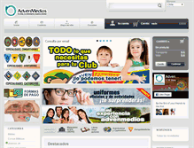 Tablet Screenshot of advenmedios.cl